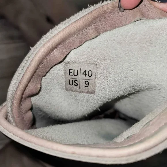 Coolway Alida Pink Leather Slouchy Dual Buckle Boots - Picture 3 of 8